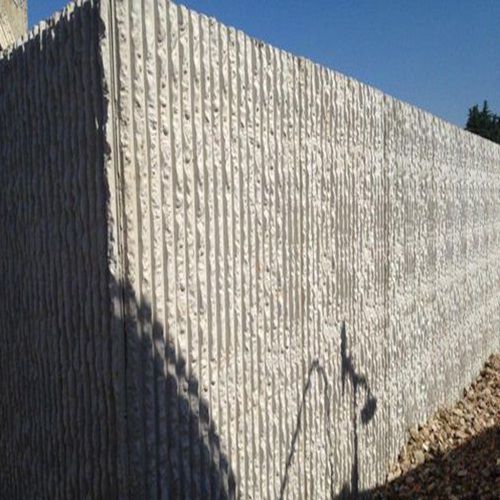 Schalungsform für Wand - P-54 - Plasmacem - Steinoptik / Fertigbeton / für Sichtbeton