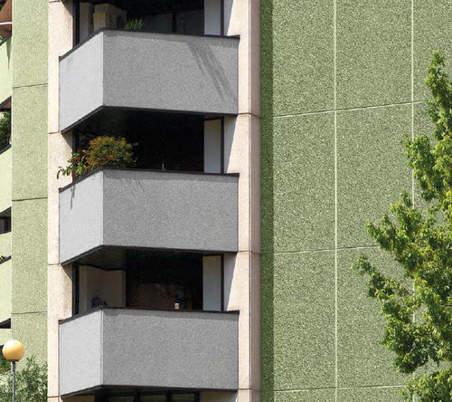 Schalungsform für Pfeiler - 0402 - ROUGH - Plasmacem - für Balkon / für Fassaden / Steinoptik