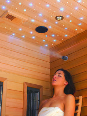 Moderne Deckenleuchte - HEALTH COMPANY - Kunststoff / LED / für Sauna
