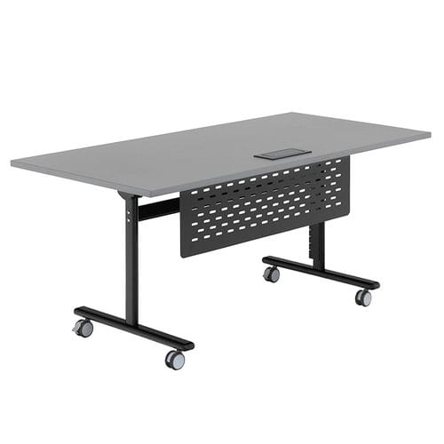 Moderner Besprechungstisch - FLIP-TECH - SICO - Laminat / Gestell aus Metall / rechteckig