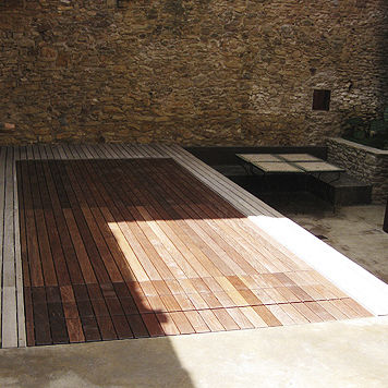 Verstellbarer Schwimmbeckenboden / Holz - MINERAL - AQUALIFT INDUSTRIE