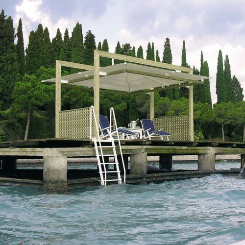 Holzpavillon - AUROA - IL CEPPO - Stoffdach