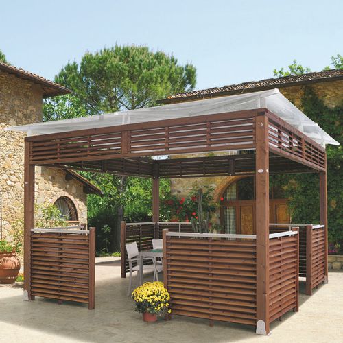 Holzpavillon - APOLLO - IL CEPPO - Stoffdach