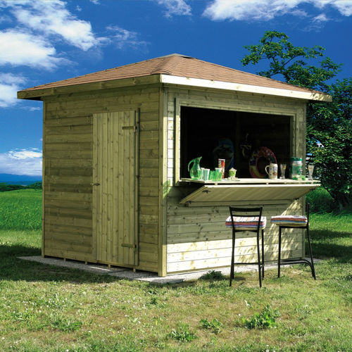 Holz-Gartenhaus - MALAGA - IL CEPPO - modern / für Privatgebrauch