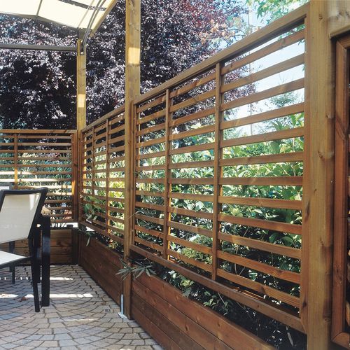 Platten-Sichtschutz - SHARM - IL CEPPO - Holz