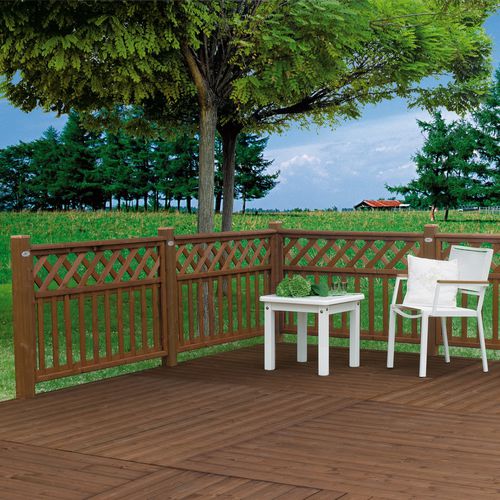 Zaun mit Stangen - TIVOLI - IL CEPPO - Garten / Holz