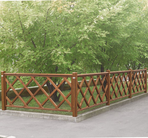 Zaun mit Stangen - ROMA - IL CEPPO - Garten / für öffentliche Bereiche / Holz