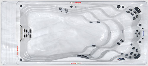 Swim Spa / einbaufähig - H2X TRAINER 18 - MASTER SPAS - rechteckig / nicht angegeben / für Privatgebrauch