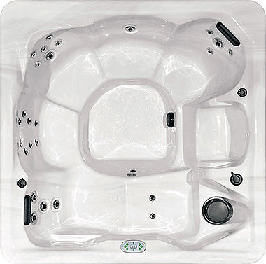 Whirlpool zum Aufstellen - CLS 730L - MASTER SPAS - quadratisch / Sechssitzer / für Privatgebrauch