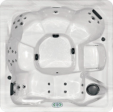 Whirlpool zum Aufstellen - CLS 738L - MASTER SPAS - quadratisch / Sechssitzer / für Privatgebrauch