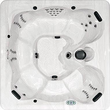 Whirlpool zum Aufstellen - CLS 855 - MASTER SPAS - quadratisch / 7 Plätze / für Privatgebrauch