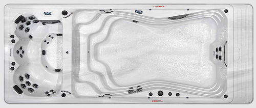 Swim Spa / einbaufähig - H2X TRAINER 19 DEEP - MASTER SPAS - rechteckig / nicht angegeben / für Privatgebrauch