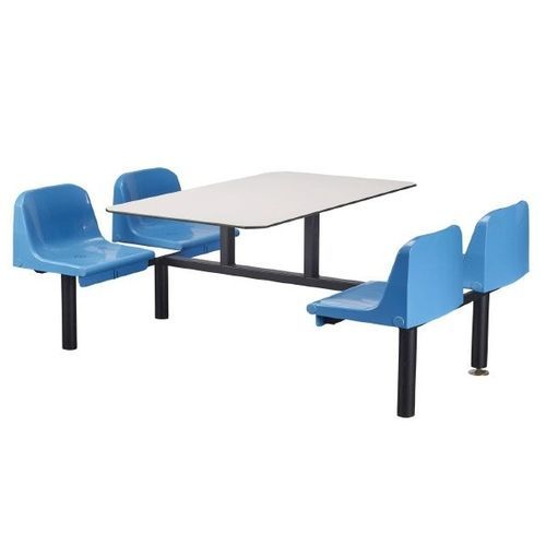 Tisch mit montierten Stühlen - TV SF - PATENTVERWAG ITALIA - modern / HPL / Gestell aus Stahl