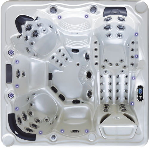 Einbau-Whirlpool - MAJESTIC - Spa PEIPS - zum Aufstellen / quadratisch / Fünfsitzer