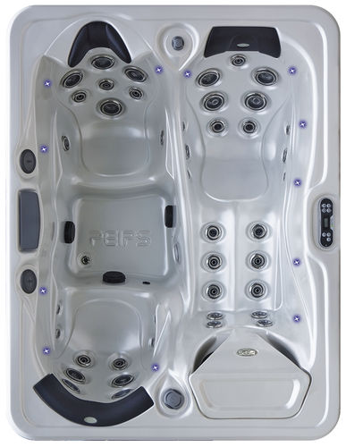 Einbau-Whirlpool - PARADISIO - Spa PEIPS - zum Aufstellen / rechteckig / 3 Plätze
