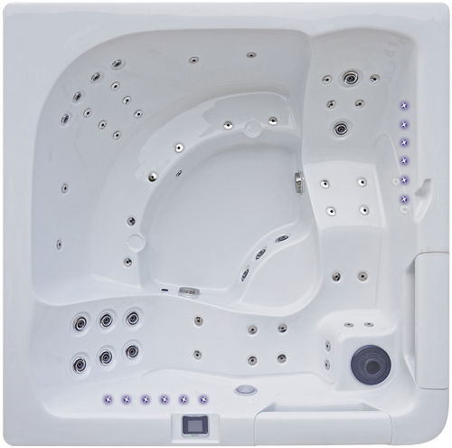 Einbau-Whirlpool - URBAN 2 - Spa PEIPS - zum Aufstellen / quadratisch / Fünfsitzer