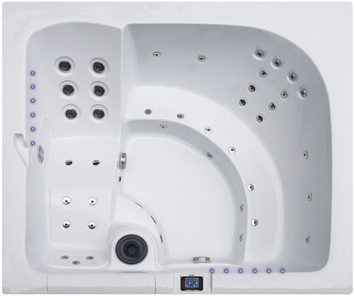 Einbau-Whirlpool - URBAN 5 - Spa PEIPS - zum Aufstellen / rechteckig / Viersitzer