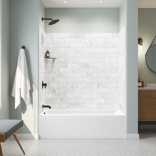 Eingebaute Badewanne - JAXI 6032 - MAAX bathroom - für Wohnungen / Acryl / modern