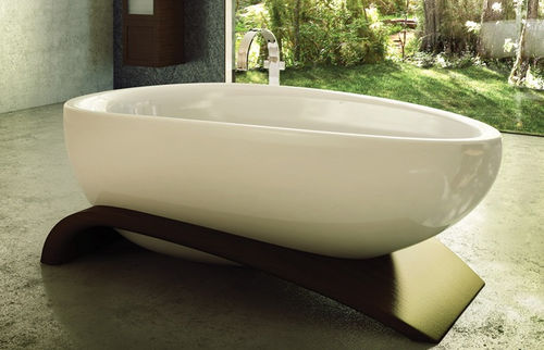 Ovale Badewanne - VIAGGI - MAAX bathroom - freistehend / Acryl / weiß