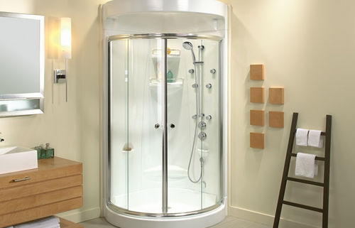 Glas-Duschkabine - FREESTYLE R - MAAX bathroom - mit Schiebetür / für Eckeinbau