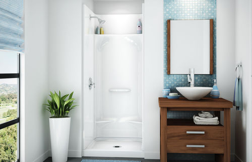 Acryl-Duschkabine - KDS 3232 - MAAX bathroom - mit Flügeltür / quadratisch