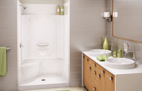 Acryl-Duschkabine - KDS 3448 - MAAX bathroom - mit Flügeltür / rechteckig
