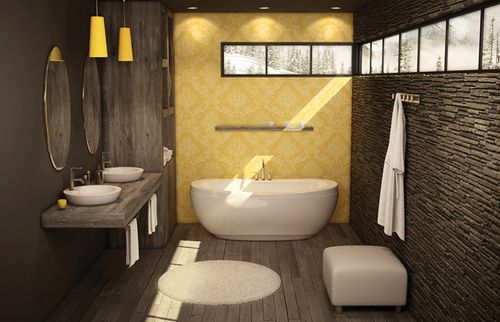 Ovale Badewanne - REVERIE F - MAAX bathroom - freistehend / Acryl / weiß
