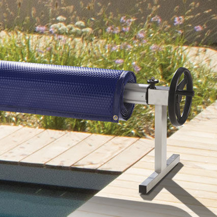 Poolabdeckung Stoff / Luftblasen - MIDNIGHT - DEL - Thermo