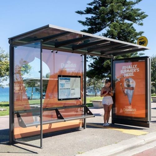 Mehrzwecküberdachung für Privatgebrauch - JCDecaux - Mobilier Urbain - für öffentliche Bereiche / für Tankstelle / für öffentliche Einrichtungen