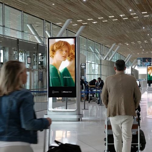 Wandmontierter Werbeträger - JCDecaux - Mobilier Urbain - für den Innenraum / für Straße / für öffentliche Einrichtungen