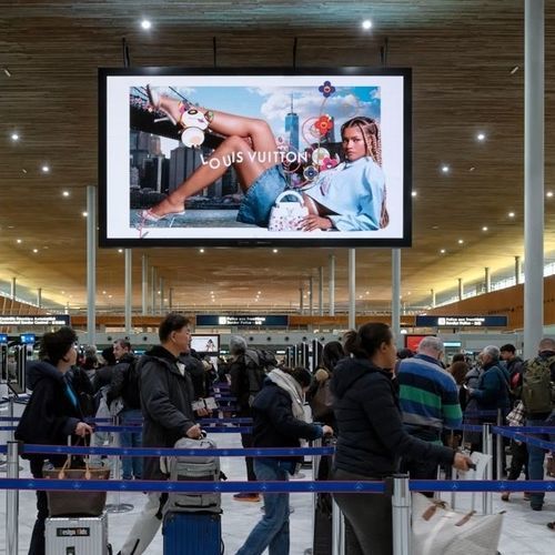 Wandmontierte Reklametafel - JCDecaux - Mobilier Urbain - LED