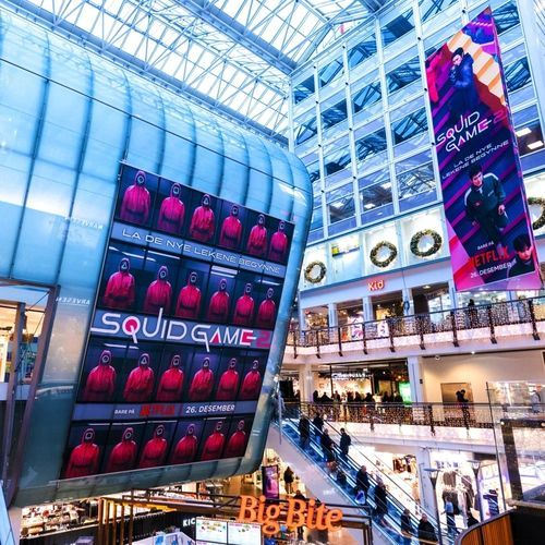 Einbaufähige Reklametafel - JCDecaux - Mobilier Urbain - wandmontiert / LED