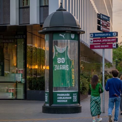 Werbestele - JCDecaux - Mobilier Urbain - LED / digital / beleuchtet