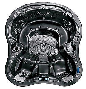 Einbau-Whirlpool - AMORE BAY - DIMENSION ONE SPAS - oval / 8 Plätze / für Privatgebrauch
