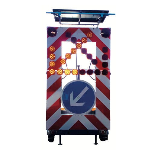 Anhängermontiertes Verkehrsschild - ZÉPHIR RA - Aximum - LED / Solar