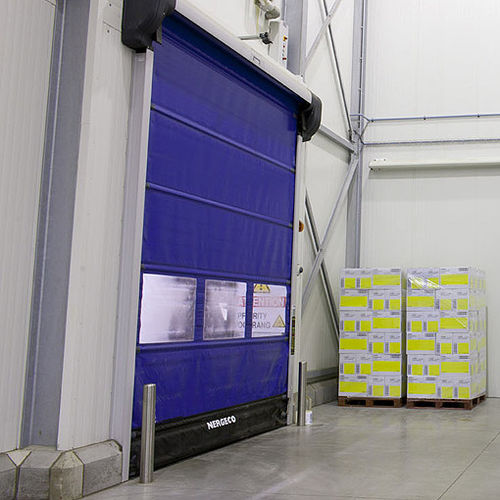 Industrie-Falttor - NERGECO R FOOD 5 - NERGECO - Verbundwerkstoff / PVC / automatisch