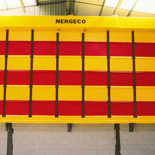 Sektionales Industrietor - NERGECO - Metall / hoch / für Hangar