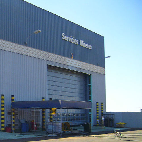 Sektionales Industrietor - MINING  - NERGECO - Metall / hoch / für Hangar