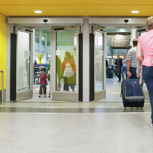Drehtür - ASSA ABLOY - für Innenbereich / Metall / einflügelig
