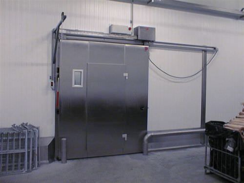 Schiebe-Industrietor - AS1001K - DAN-doors - Metall / automatisch / Glas