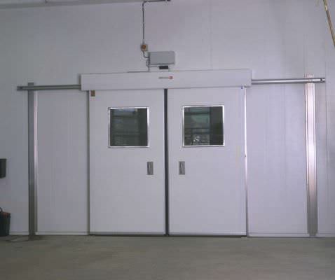 Schiebe-Industrietor - MS1001F - DAN-doors - Edelstahl / automatisch / für die Lebensmittelindustrie
