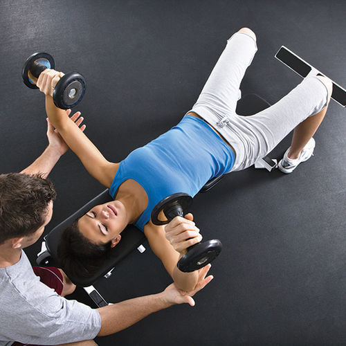 Sportboden für den Innenraum - DROPZONE COMFORT  - Tarkett Sports Indoor - Elastomer / PVC / Gummi