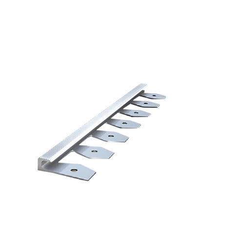 Aluminium-Abschlussprofil - BENDABLE - Tarkett RESIDENTIAL - für Teppichböden / Rechteck / silberfarben