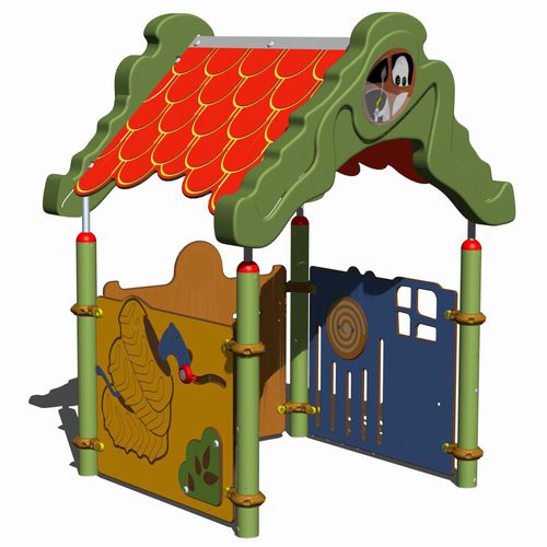 Spielhaus für den Außenbereich - SOLO+ : CAMELEO 1 CARTOON / JCA-0004 - HUSSON INTERNATIONAL