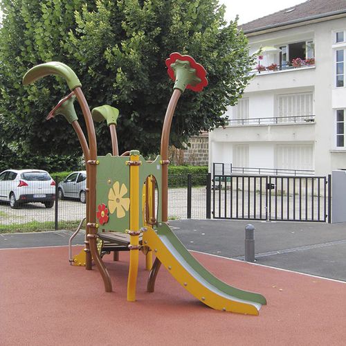 Gerade Rutsche - PICCOLO 1 FANTASTIC : JPX-0005 - HUSSON INTERNATIONAL - für Spielplätze