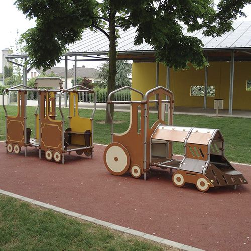 Fahrzeug für Spielplätze - MAGIC’COLOR® : SMALL TRAIN / JMA-0505 - HUSSON INTERNATIONAL