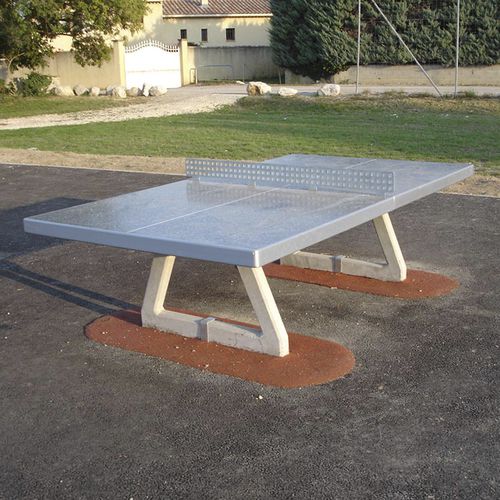 Tischtennisplatte für Außenbereich - SOLO+ : JIN-0032 - HUSSON INTERNATIONAL - für öffentliche Bereiche