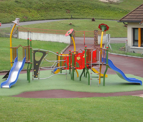 Kunststoff-Spielplatzgerät - PICCOLO 5 CARTOON : JPX-0027 - HUSSON INTERNATIONAL - Stahl / HPL