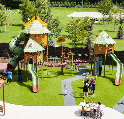 Kunststoff-Spielplatzgerät - BIG XL TOWER 3 : JGT-0045 - HUSSON INTERNATIONAL - Stahl / HPL