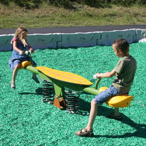 Kunststoff-Federwippe - SOLO+ : I-WAY / JIN-0413 - HUSSON INTERNATIONAL - HDPE / Zweisitzer